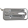 Help! By Dorman Exterior Door Handle - Plastic Silver Single - 91210