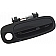 Help! By Dorman Exterior Door Handle - Plastic Black Single - 91273