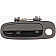 Help! By Dorman Exterior Door Handle - Plastic Black Single - 91274