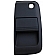 Help! By Dorman Exterior Door Handle - Plastic Black Single - 91275