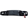 Help! By Dorman Exterior Door Handle - Plastic Black Single - 82699