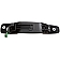 Help! By Dorman Exterior Door Handle - Plastic Black Single - 82700