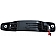 Help! By Dorman Exterior Door Handle - Plastic Black Single - 82701