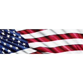 Vantage Point Window Graphics - American Flag - 090016L