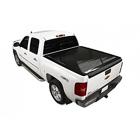 Retrax Tonneau Cover Hard Power Retractable Black Gloss Polycarbonate Plastic - 20234