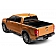 Retrax Tonneau Cover Hard Manual Retractable Black Matte Powder Coated Polycarbonate Plastic - 60335