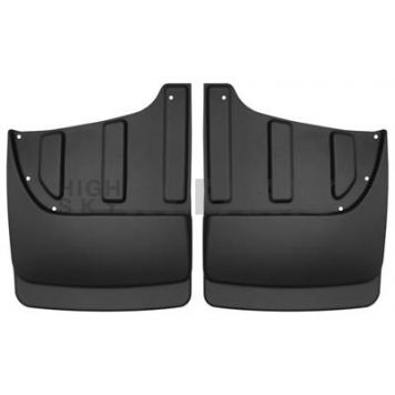 Husky Liner Mud Flap - Black Textured Thermoplastic Olefin Set Of 2 - 57251