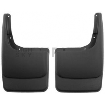 Husky Liner Mud Flap - Black Textured Thermoplastic Olefin Set Of 2 - 57601