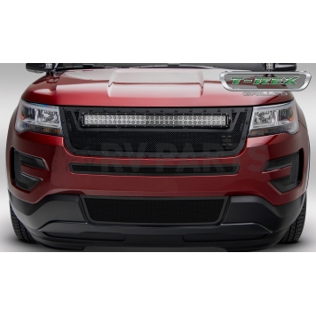 T-Rex Truck Products Grille Insert - Mesh Rectangular Black Powder Coated Steel - 6316641BR