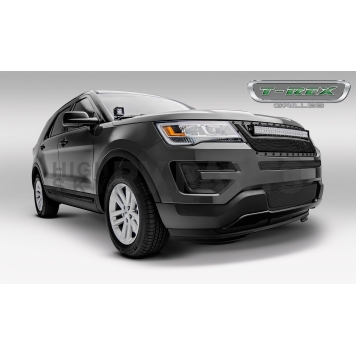 T-Rex Truck Products Grille Insert - Mesh Rectangular Black Powder Coated Steel - 6316641BR-1