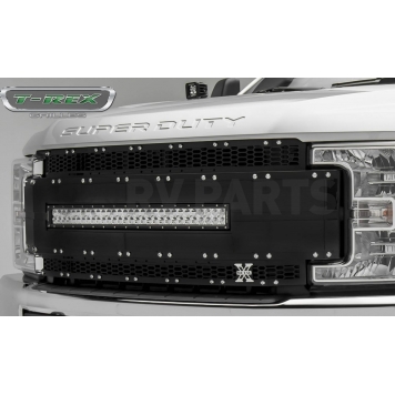 T-Rex Truck Products Grille Insert - Mesh Rectangular Black Powder Coated Aluminum - 6315491-1