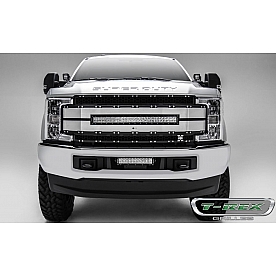 T-Rex Truck Products Grille Insert - Mesh Rectangular Black Powder Coated Aluminum - 6315493
