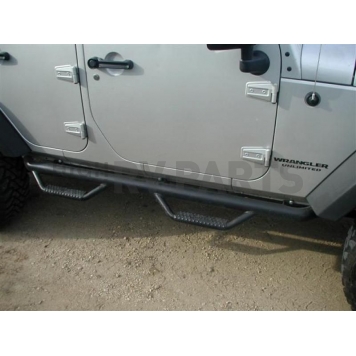 N-Fab Nerf Bar 3 Inch Steel Round - J0764-1