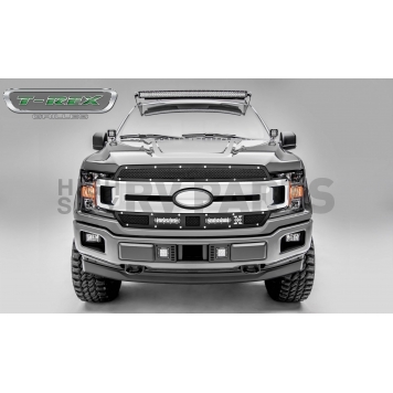 T-Rex Truck Products Grille Insert - Mesh Rectangular Black Powder Coated Steel - 6315691