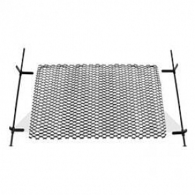 Crown Automotive Grille - Black Gloss With Clear Coated Polished Highlights Steel - RT26080