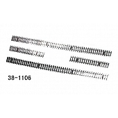 Paramount Automotive Grille Insert - Polished Aluminum 8 Millimeter Vertical Style - 381106