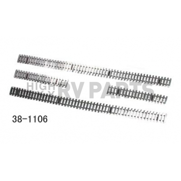 Paramount Automotive Grille Insert - Polished Aluminum 8 Millimeter Vertical Style - 381106
