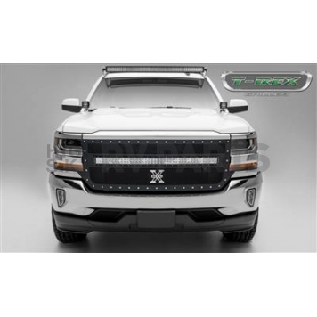 T-Rex Truck Products Grille Insert - Mesh Rectangular Black Powder Coated Steel - 6311271