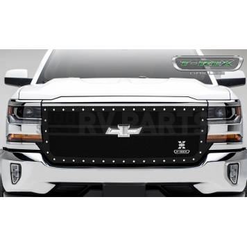 T-Rex Truck Products Grille Insert - Mesh Rectangular Black Powder Coated Steel - 6711301