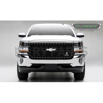 T-Rex Truck Products Grille Insert - Mesh Rectangular Black Powder Coated Steel - 6711301-1