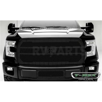 T-Rex Truck Products Grille Insert - Mesh Rectangular Black Powder Coated Steel - 6715741