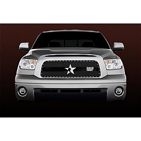 RBP (Rolling Big Power) Grille Insert - Black Powder Coated Stainless Steel Trapezoid - 951959