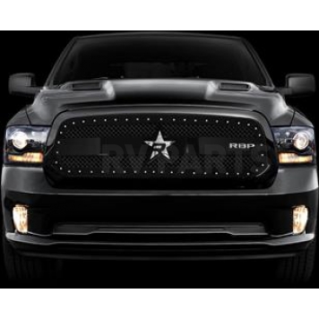 RBP (Rolling Big Power) Grille Insert - Black Powder Coated Steel  - 951462