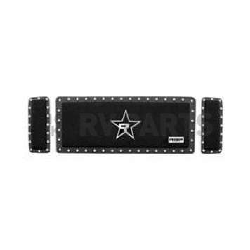 RBP (Rolling Big Power) Grille Insert - Black Stainless Steel Rectangular - 261563NDX1