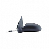 K-Source Exterior Mirror Manual OEM Black Single - 61586F