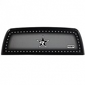 RBP (Rolling Big Power) Grille Insert - Black Stainless Steel Rectangular - 261460NDX1