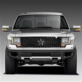 RBP (Rolling Big Power) Grille Insert - Black Powder Coated Steel  - 651569C