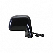 K-Source Exterior Mirror Electric OEM Black Single - 61593F