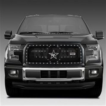 RBP (Rolling Big Power) Grille Insert - Black Powder Coated Steel  - 651577