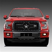 RBP (Rolling Big Power) Grille Insert - Black Powder Coated Steel  - 651578