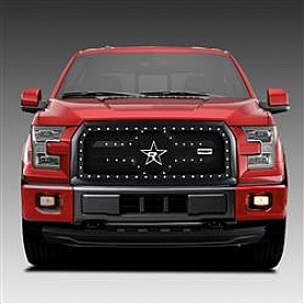 RBP (Rolling Big Power) Grille Insert - Black Powder Coated Steel  - 651578