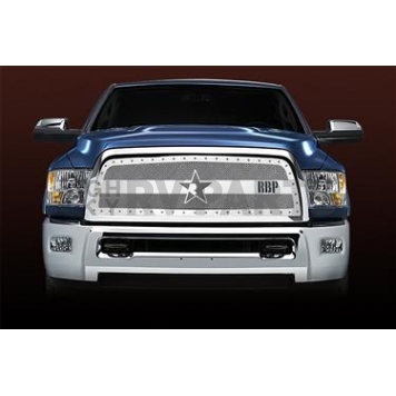 RBP (Rolling Big Power) Grille Insert - Chrome Plated Stainless Steel Rectangular - 851460