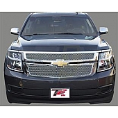 TFP (International Trim) Grille Insert - Mesh Rectangular ABS Plastic Chrome Plated - 68086GI