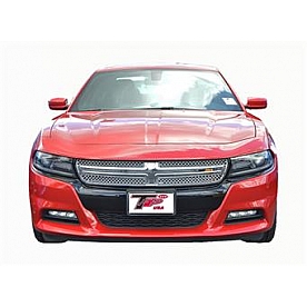 TFP (International Trim) Grille Insert - Mesh Trapezoid ABS Plastic Chrome Plated - 68136GI