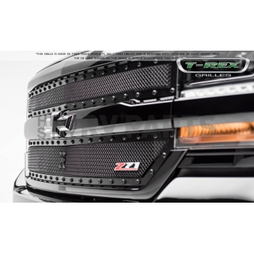 T-Rex Truck Products Grille Insert - Mesh Rectangular Black Powder Coated Steel - 6711241BR