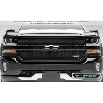 T-Rex Truck Products Grille Insert - Mesh Rectangular Black Powder Coated Steel - 6711241BR-1