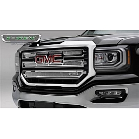 T-Rex Truck Products Grille Insert - Mesh Rectangular Polished Stainless Steel - 54214