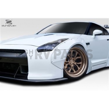 Extreme Dimensions Fender Flare - Black Fiberglass Reinforced Plastic Matte Set Of 4 - 113508