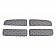 Street Scene Grille Insert - Mesh Aluminum Rectangular - 95077507