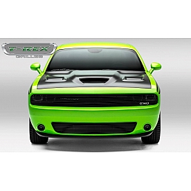 T-Rex Truck Products Grille Insert - Phantom Horizontal Bar Rectangular Black Powder Coated Aluminum - 6214191