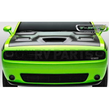 T-Rex Truck Products Grille Insert - Phantom Horizontal Bar Rectangular Black Powder Coated Aluminum - 6214191-1
