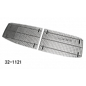 Paramount Automotive Grille Insert - Polished Aluminum 8 Millimeter Vertical Style - 321121