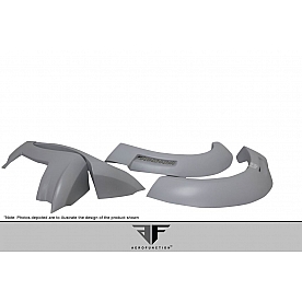 Extreme Dimensions Fender Flare - Gray Polyurethane Primered Set Of 2 - 112679