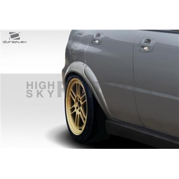 Extreme Dimensions Fender Flare - Black Fiberglass Reinforced Plastic Matte Set Of 4 - 112784