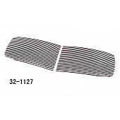 Paramount Automotive Grille Insert - Polished Aluminum 8 Millimeter Horizontal Style - 321127