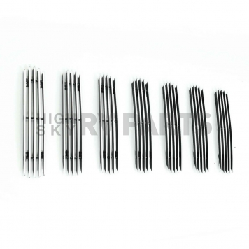 Paramount Automotive Grille Insert - Polished Aluminum 4 Millimeter Vertical Style - 300105-1